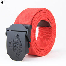Load image into Gallery viewer, Men's Fashion Useful Practical Sport Military Canvas Buckle Waist Belt Waistband - provenclothes