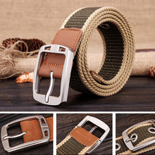 Load image into Gallery viewer, Men Fashion Outdoor Sports Waistband Canvas Adjustable Casual Waist Belt Gift - provenclothes