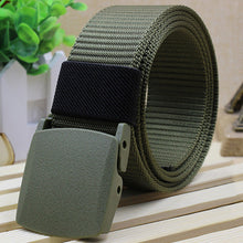Load image into Gallery viewer, Men’s Cool Canvas Fabric Webbing Durable Outdoor Camping Tactical Waist Belt - provenclothes