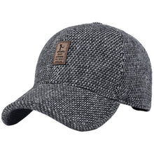 Load image into Gallery viewer, Men Earflaps Baseball Cap Warm Snapback Outdoor Father's Winter Visor Hat Gift - provenclothes