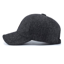 Load image into Gallery viewer, Men Earflaps Baseball Cap Warm Snapback Outdoor Father's Winter Visor Hat Gift - provenclothes
