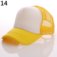 Load image into Gallery viewer, Unisex Attractive Baseball Cap Trucker Mesh Blank Visor Adjustable Sun Hat - provenclothes
