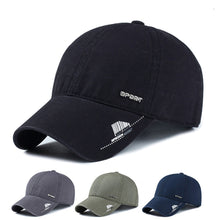 Load image into Gallery viewer, Men's Fashion Solid Color Baseball Cap Adjustable Peaked Snapback Sports Hat - provenclothes