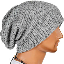 Load image into Gallery viewer, Men Winter Knitting Baggy Cap Casual Warm Keeper Beanie Knitted Crochet Hat - provenclothes