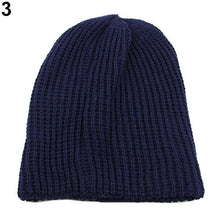 Load image into Gallery viewer, Men Winter Knitting Baggy Cap Casual Warm Keeper Beanie Knitted Crochet Hat - provenclothes