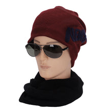Load image into Gallery viewer, Men Autumn Winter Beanie Casual Warm Solid Color Thicken Knitted Hat Xmas Gift - provenclothes