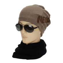 Load image into Gallery viewer, Men Autumn Winter Beanie Casual Warm Solid Color Thicken Knitted Hat Xmas Gift - provenclothes