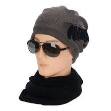 Load image into Gallery viewer, Men Autumn Winter Beanie Casual Warm Solid Color Thicken Knitted Hat Xmas Gift - provenclothes
