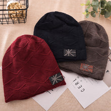 Load image into Gallery viewer, Men Autumn Winter Beanie Casual Warm Solid Color Hip Hop Knitted Hat Xmas Gift - provenclothes