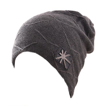 Load image into Gallery viewer, Men Autumn Winter Beanie Casual Warm Solid Color Hip Hop Knitted Hat Xmas Gift - provenclothes