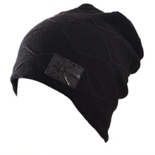 Load image into Gallery viewer, Men Autumn Winter Beanie Casual Warm Solid Color Hip Hop Knitted Hat Xmas Gift - provenclothes