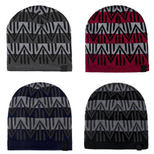 Load image into Gallery viewer, Men Winter Outdoor Wavy Stripe Fleece Lined Beanie Skull Cap Warm Knitted Hat - provenclothes