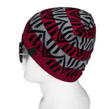 Load image into Gallery viewer, Men Winter Outdoor Wavy Stripe Fleece Lined Beanie Skull Cap Warm Knitted Hat - provenclothes