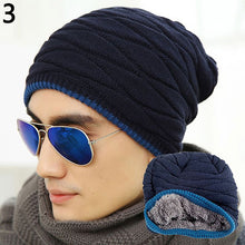 Load image into Gallery viewer, Fashion Beanie Men Winter Warm Faux Fur Lined Baggy Hat Ski Skull Hip-Hop Cap - provenclothes