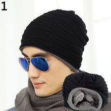 Load image into Gallery viewer, Fashion Beanie Men Winter Warm Faux Fur Lined Baggy Hat Ski Skull Hip-Hop Cap - provenclothes