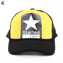 Load image into Gallery viewer, Men Women Adjustable Baseball Cap Star Pattern Breathable Sports Mesh Hat - provenclothes