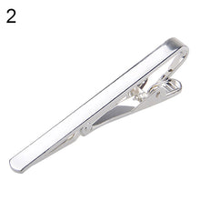 Load image into Gallery viewer, Men Silver/Gold Copper Chic Necktie Tie Bar Clasp Clip Formal Occasion Clamp Pin - provenclothes