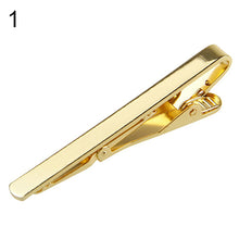 Load image into Gallery viewer, Men Silver/Gold Copper Chic Necktie Tie Bar Clasp Clip Formal Occasion Clamp Pin - provenclothes