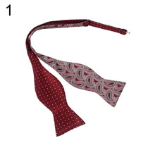Load image into Gallery viewer, Men Adjustable Self Bow Ties Necktie Neckwear Business Wedding Party Supplies - provenclothes