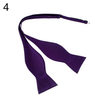 Load image into Gallery viewer, Men Adjustable Self Bow Ties Necktie Neckwear Business Wedding Party Supplies - provenclothes