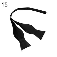 Load image into Gallery viewer, Men Adjustable Self Bow Ties Necktie Neckwear Business Wedding Party Supplies - provenclothes
