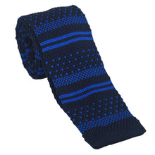 Load image into Gallery viewer, Men's Fashion Stripes Printing Mesh Necktie Knit Narrow Slim Weave Tie Suit - provenclothes