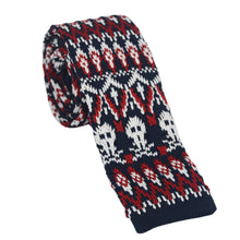 Load image into Gallery viewer, Men's Fashion Stripes Printing Mesh Necktie Knit Narrow Slim Weave Tie Suit - provenclothes