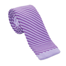 Load image into Gallery viewer, Men's Fashion Stripes Printing Mesh Necktie Knit Narrow Slim Weave Tie Suit - provenclothes