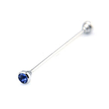 Load image into Gallery viewer, Men's Formal Shirt Collar Pin Rhinestone Bar Clasp Clip Barbell Lapel Stick - provenclothes