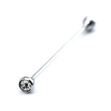 Load image into Gallery viewer, Men's Formal Shirt Collar Pin Rhinestone Bar Clasp Clip Barbell Lapel Stick - provenclothes