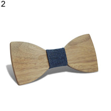 Load image into Gallery viewer, Creative Wooden Bow Tie Business Men Necktie Handmade Tie Party Suit Accessory - provenclothes