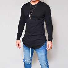 Load image into Gallery viewer, Men Casual Fashion T-Shirt Long Sleeve O-Neck Slim Fit Solid Color All Match Tee - provenclothes