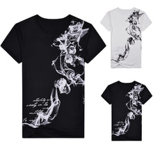 Load image into Gallery viewer, Chinoiserie Ink Printing Fashion O-Neck Short Sleeve Men Summer T-shirt Top Tee - provenclothes