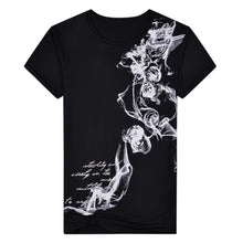 Load image into Gallery viewer, Chinoiserie Ink Printing Fashion O-Neck Short Sleeve Men Summer T-shirt Top Tee - provenclothes