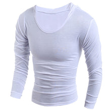 Load image into Gallery viewer, Men Slim Fit Casual Letters Long Sleeve Simple Hooded T-Shirt Top Sportwear - provenclothes