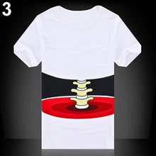 Load image into Gallery viewer, Creative 3D Big Hand Bone Print Short Sleeve T-shirt Tee Summer Fashion Top - provenclothes