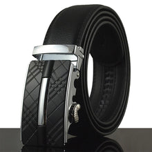 Load image into Gallery viewer, Men's Fashion Automatic Buckle Sided Faux Leather Business Style Casual Belt - provenclothes