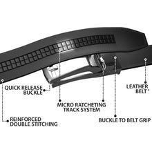 Load image into Gallery viewer, Men's Fashion Automatic Buckle Sided Faux Leather Waistband Business Belt - provenclothes