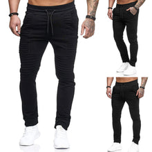 Load image into Gallery viewer, Fashion Drawstring Stripe Men's Autumn Winter Sports Casual Long Pants Trousers - provenclothes