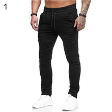 Load image into Gallery viewer, Fashion Drawstring Stripe Men's Autumn Winter Sports Casual Long Pants Trousers - provenclothes