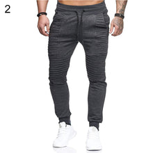 Load image into Gallery viewer, Fashion Drawstring Stripe Men's Autumn Winter Sports Casual Long Pants Trousers - provenclothes