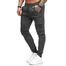 Load image into Gallery viewer, Fashion Drawstring Stripe Men's Autumn Winter Sports Casual Long Pants Trousers - provenclothes