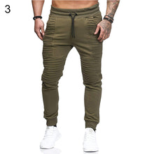 Load image into Gallery viewer, Fashion Drawstring Stripe Men's Autumn Winter Sports Casual Long Pants Trousers - provenclothes