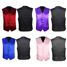 Load image into Gallery viewer, Men's Fashion Formal Business Casual Pure Color Slim Waistcoat Suit Handsome - provenclothes