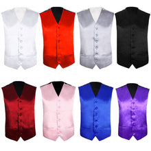 Load image into Gallery viewer, Men's Fashion Formal Business Casual Pure Color Slim Waistcoat Suit Handsome - provenclothes