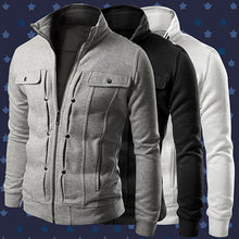 Load image into Gallery viewer, Men's Stand Collar Zipper Hoodies Sweatshirt Tracksuit Sports Casual Jacket Coat - provenclothes