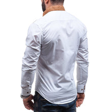 Load image into Gallery viewer, Men's Fashion Cotton Blend Turn-Down Collar Autumn Fall Long Sleeve Shirts - provenclothes