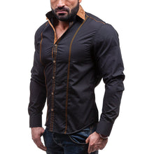Load image into Gallery viewer, Men's Fashion Cotton Blend Turn-Down Collar Autumn Fall Long Sleeve Shirts - provenclothes