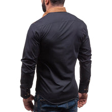 Load image into Gallery viewer, Men's Fashion Cotton Blend Turn-Down Collar Autumn Fall Long Sleeve Shirts - provenclothes
