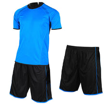 Load image into Gallery viewer, Men's Short Sleeve Jersey Shirt + Shorts Outdoor Football Soccer Sportswear Suit - provenclothes
